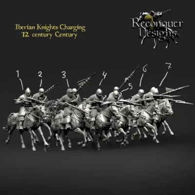 Iberian Knights Charging 12th Century v7