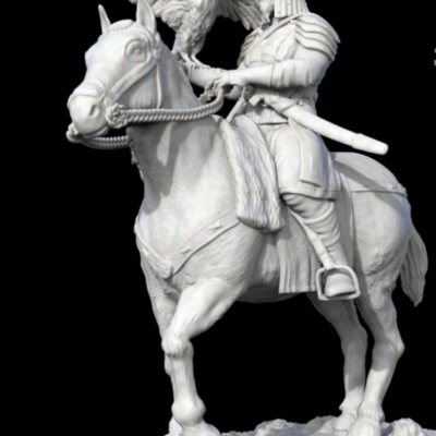 Mongolian Khan with Falcon