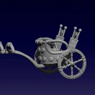 Ancient Syrian light chariot