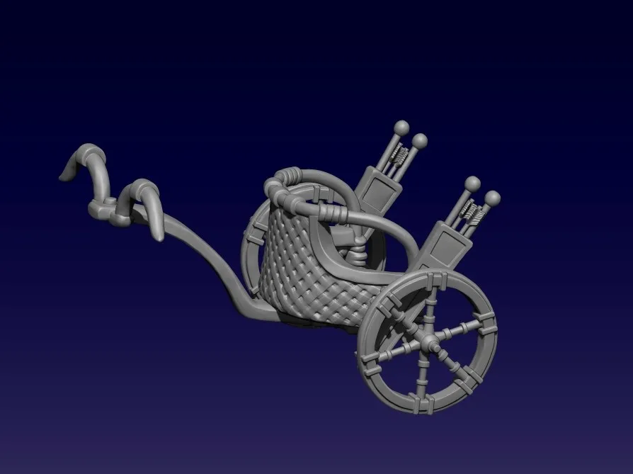 Ancient Syrian light chariot v3