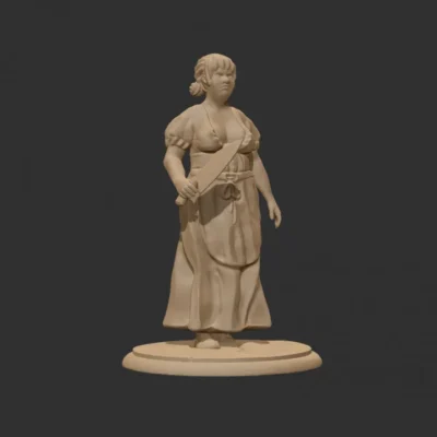 Medieval Tavern Angry Barmaid