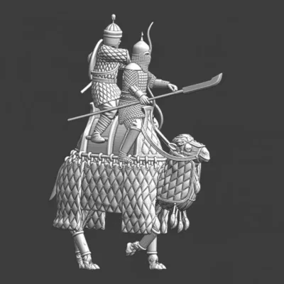Mongol Golden Horde - Auxiliary Camel Warriors - NCM