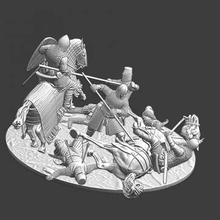 Medieval battle crusaders vs. Kievan-Rus - NCM