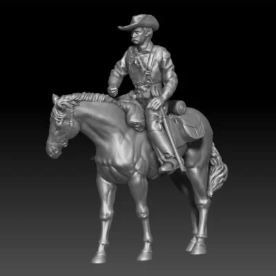 General Custer on horse