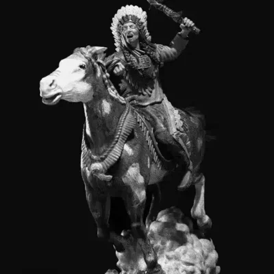 Native American attacking