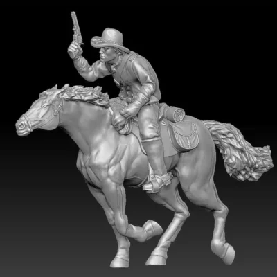 Lieutenant on fast horse