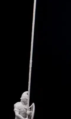 Macedonian Phalangite with Phrygian Helmet and Linen armour rear rank