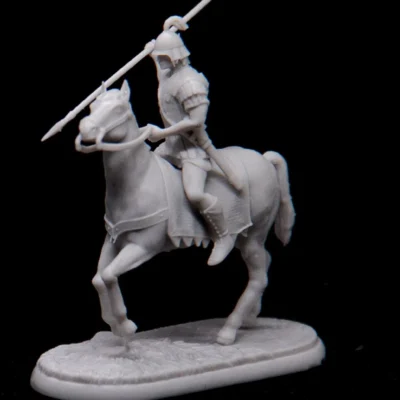 Macedonian cavalry with Boeotian Helmet and plume