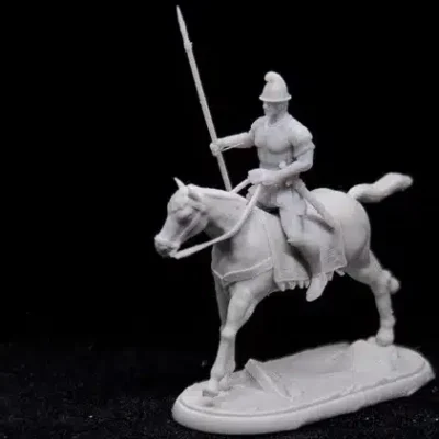 Macedonian cavalry with Phrygian Helmet and spear