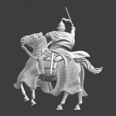 Mounted Kievan-Rus warrior - Medieval Miniature - NCM