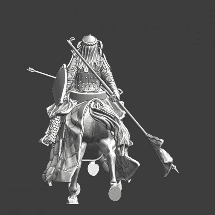 Killed knight - still mounted - NCM