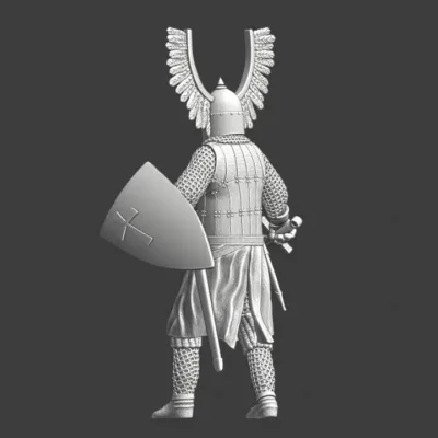 Teutonic Order Commander - Wargaming model - NCM