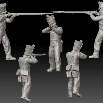 Alamo Mexican soldier attacking