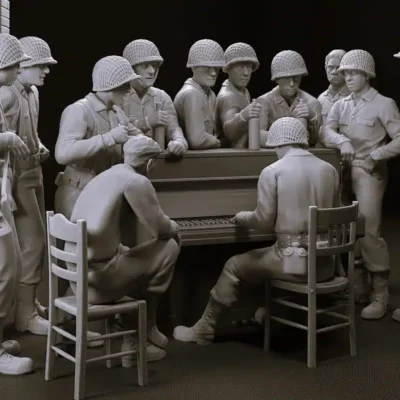 WWII American soldiers Music in World War II set