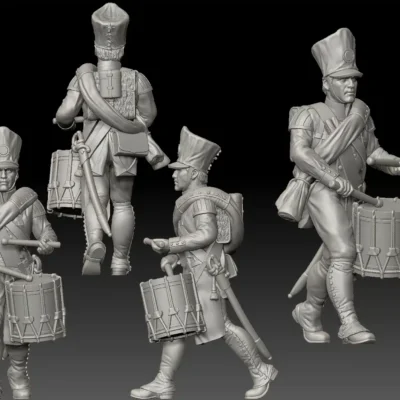 Prussian line infantry 1815, drummer