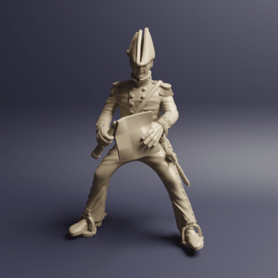 Prussian Infantry Generals on Horseback 1B 1b