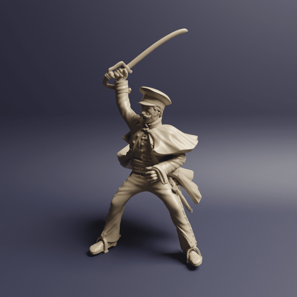 Prussian Infantry Generals on Horseback 2B 2b