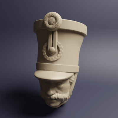 Prussian Infantry Heads A B C 10b