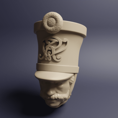 Prussian Infantry Heads A B C 10c