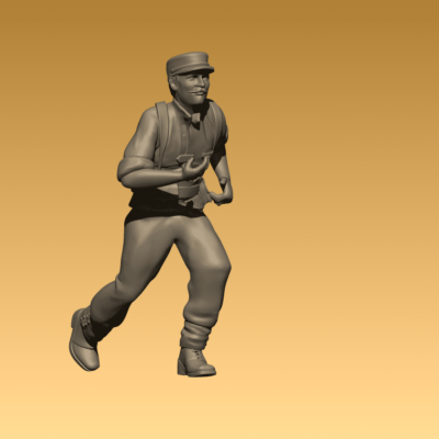 Legionnaire running - Foreign Légion Marocco 1908