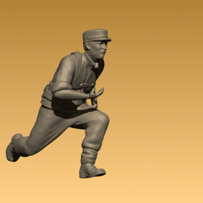 Legionnaire running more - Foreign Légion Marocco 1908