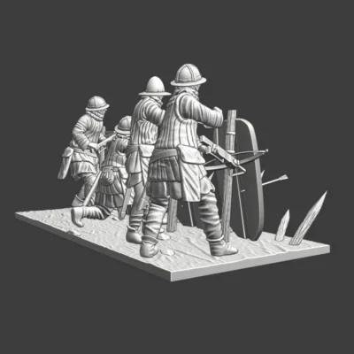 Medieval Crossbowmen - Small set  - NCM