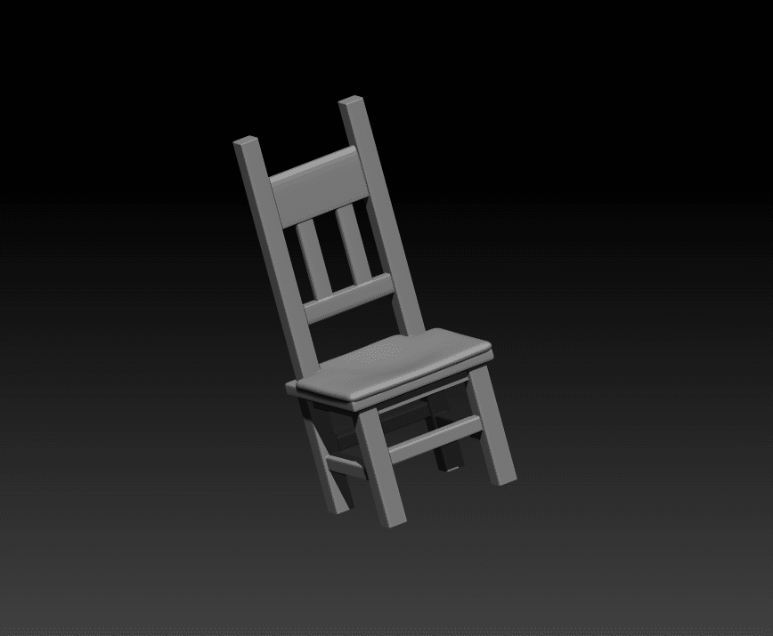 Chair with long back