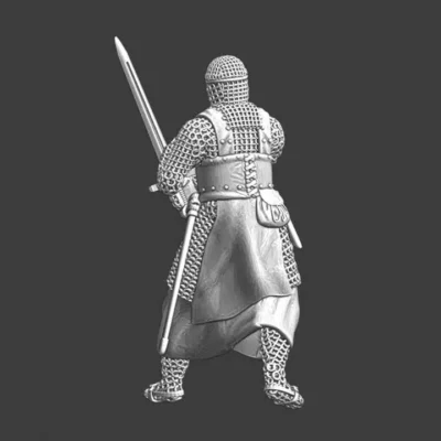 Medieval crusader knight - close combat - NCM
