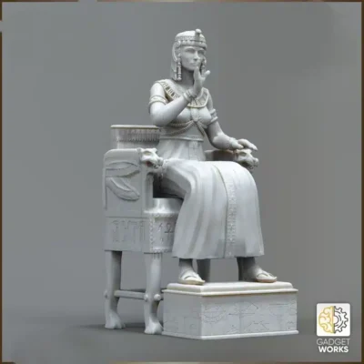 Cleopatra seated