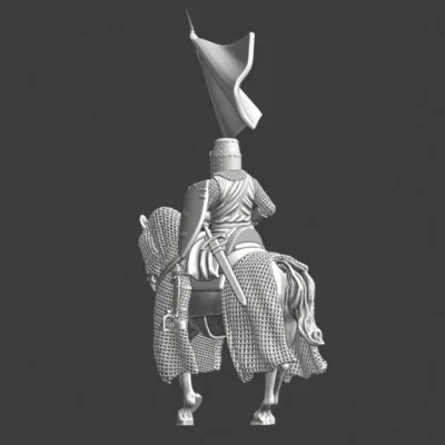 Medieval bannered knight - NCM