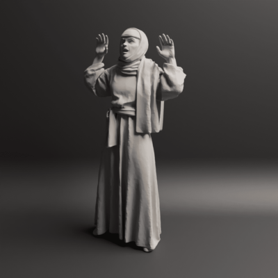 Medieval Wedding Party Bridesmaid 3