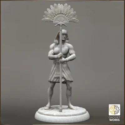 Ptolemaic fan bearer with ornatge fan