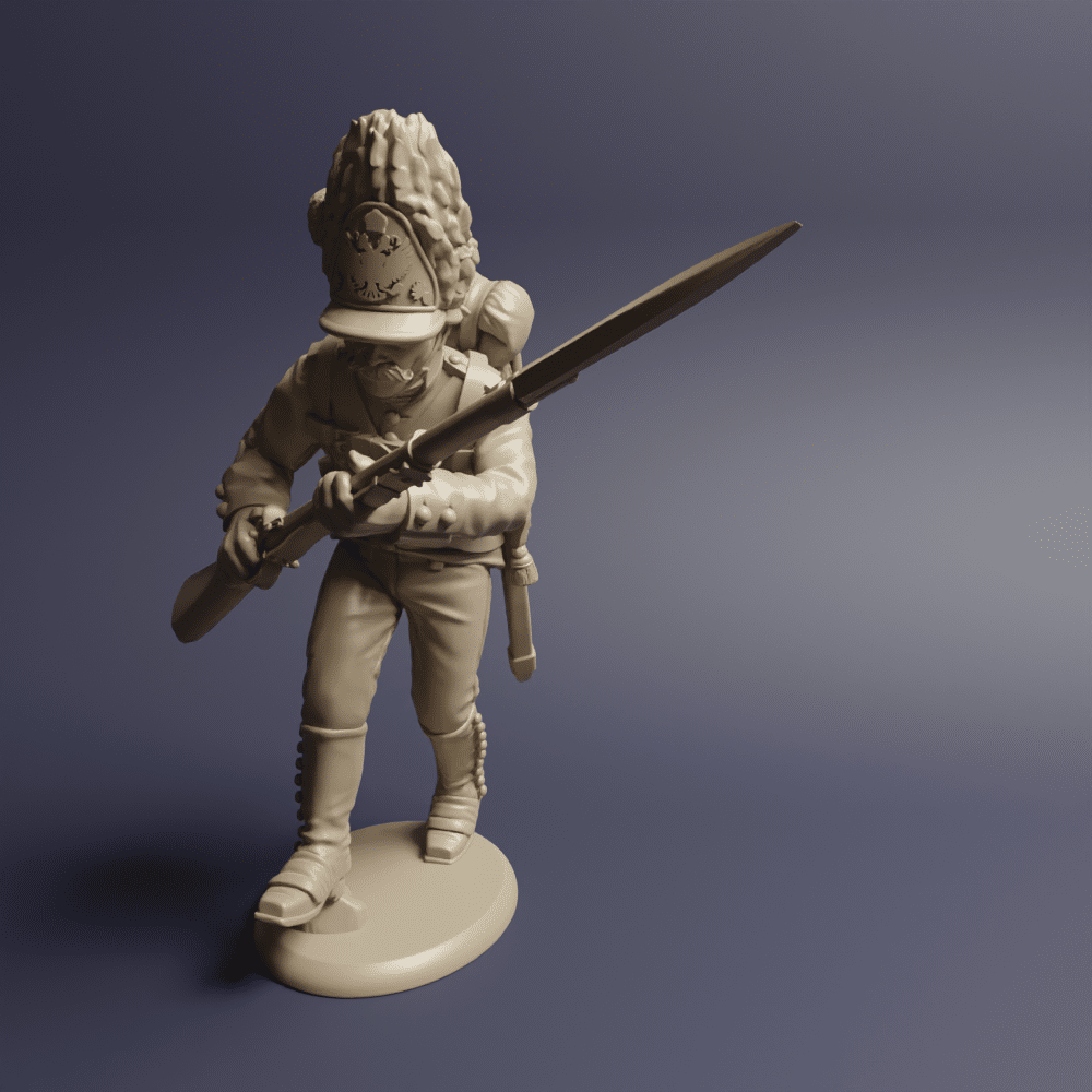 Skirmish order in the 55th German Grenadier S 04