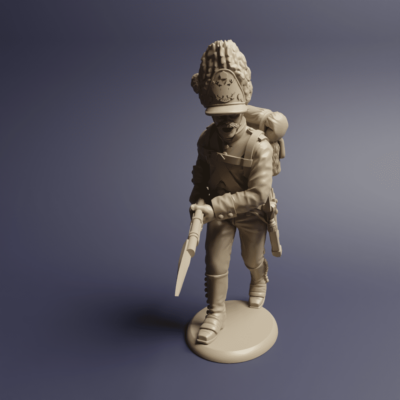 Skirmish order in the 55th German Grenadier S 05