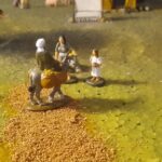 Old man on donkey with groceries photo review