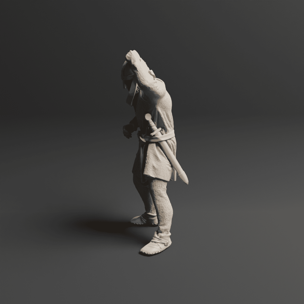 12th and 13th Century Iberian Spearman Back 3