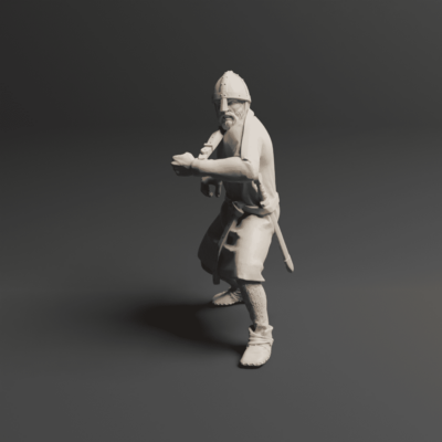 12th and 13th Century Iberian Spearman Front 4 Med