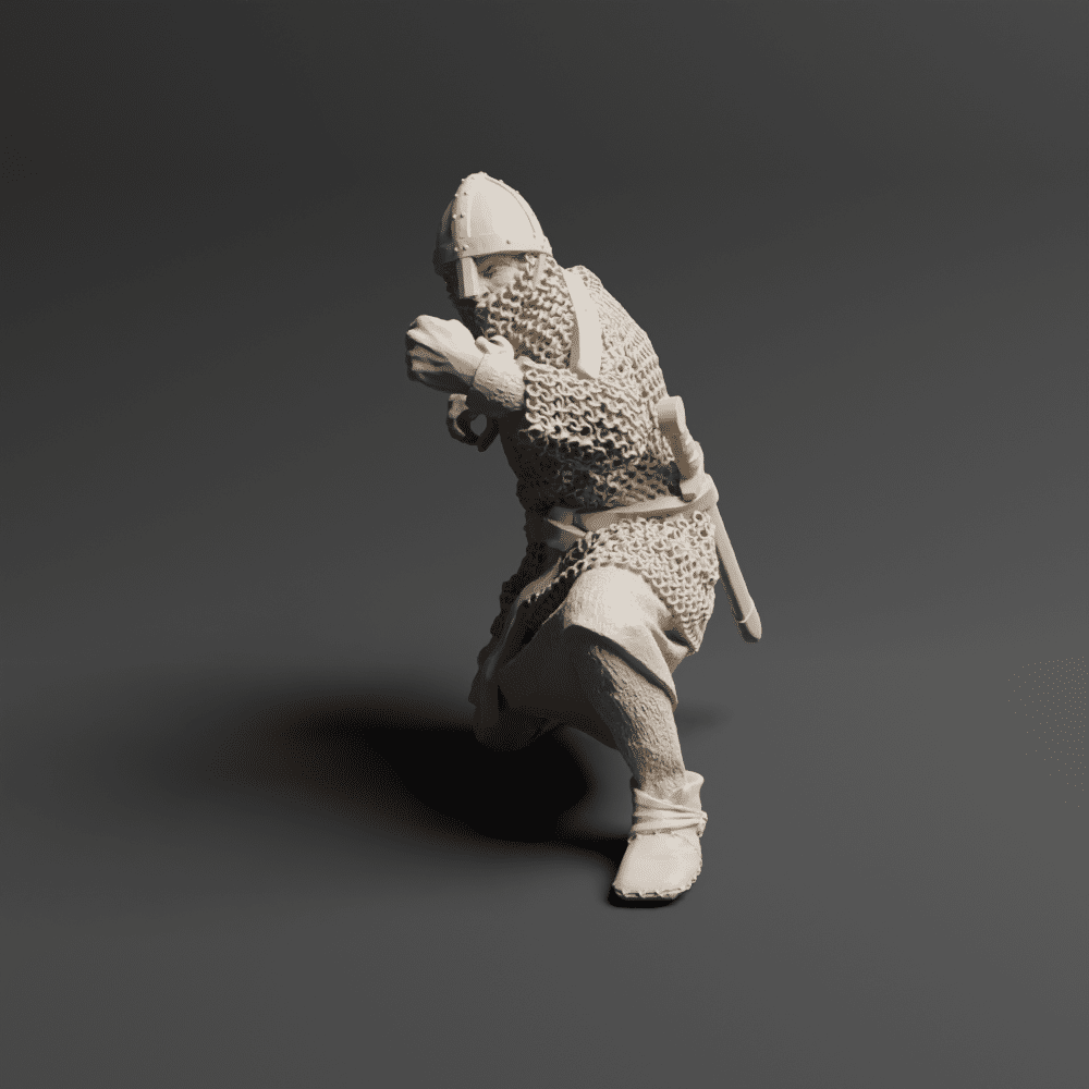 12th and 13th Century Iberian Spearman Front 5 Heavy