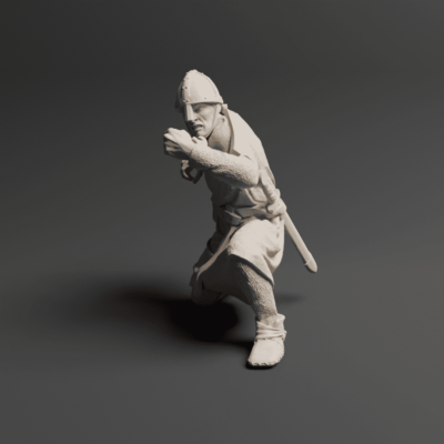 12th and 13th Century Iberian Spearman Front 5 Med