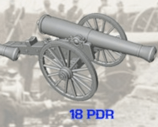 Siege Garrison 18pdr gun