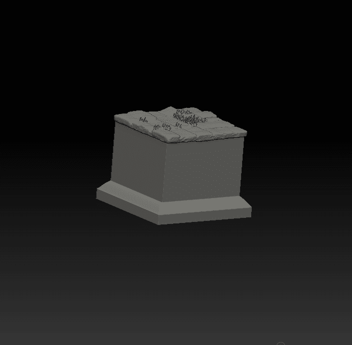 Model tall display base