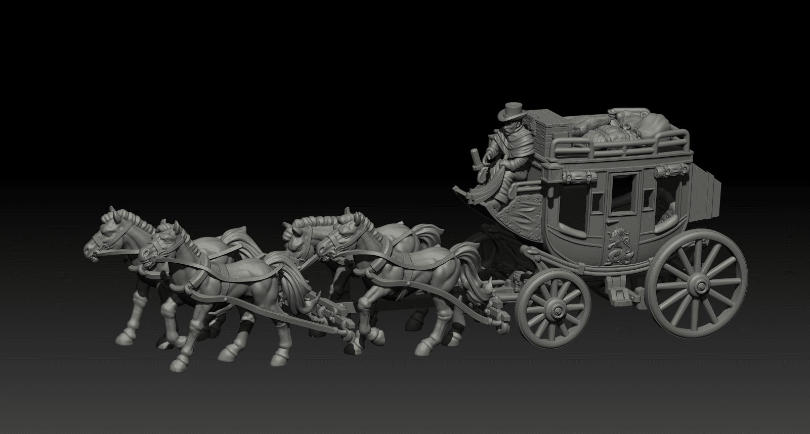 Stage Coach Wagon set