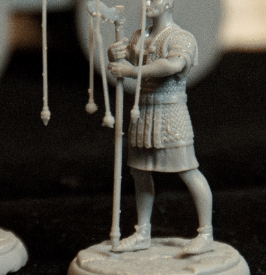 Roman survey man with staff / groma