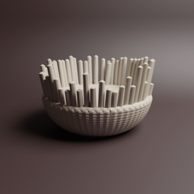 Stone Age gatherers basket v2