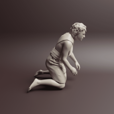 Stone Age gatherers child