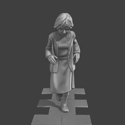 1930 to 1950 Civilian Girl 3