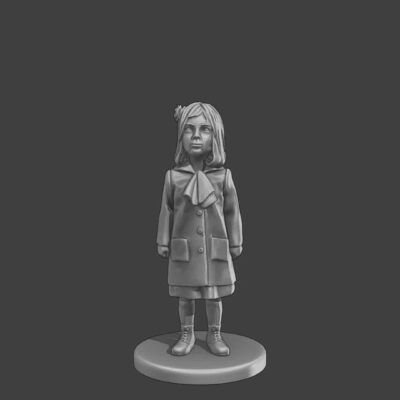 1930 to 1950 Civilian Little Girl 1