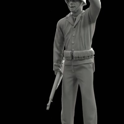 American soldier Iwo Jima cheering