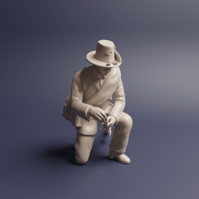 Civil War Soldier Union Iron Brigade loading v2