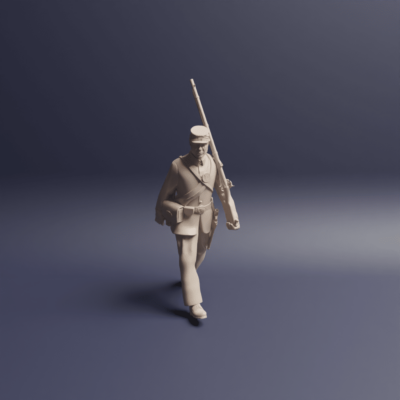 Civil War Soldier Union v3 marching